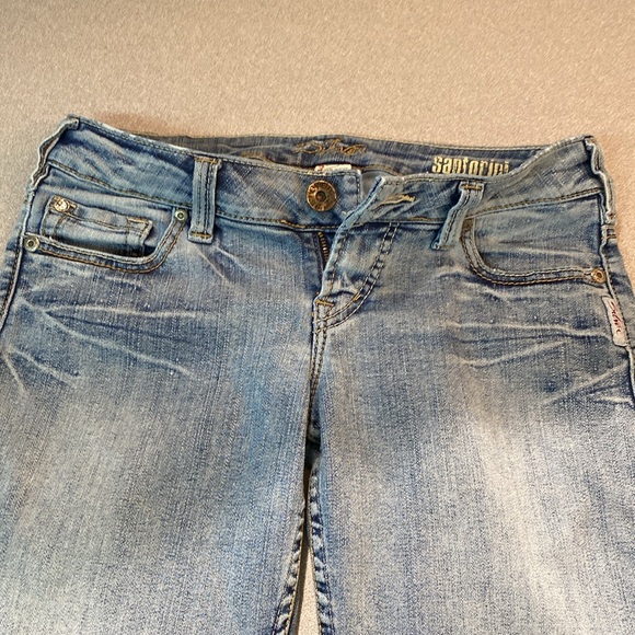 Silver jeans - Women’s Santorini cropped denim. Size 27 - Picture 3 of 14